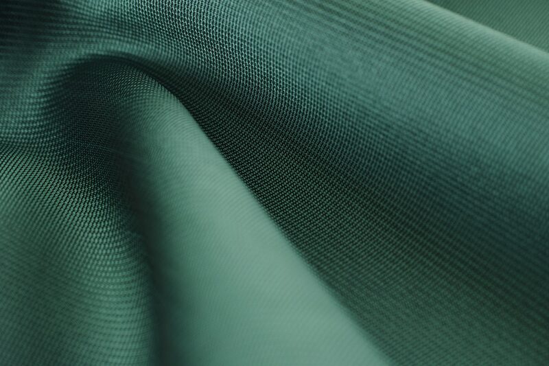 Detailaufnahmen von Fasern in textilem Stoff