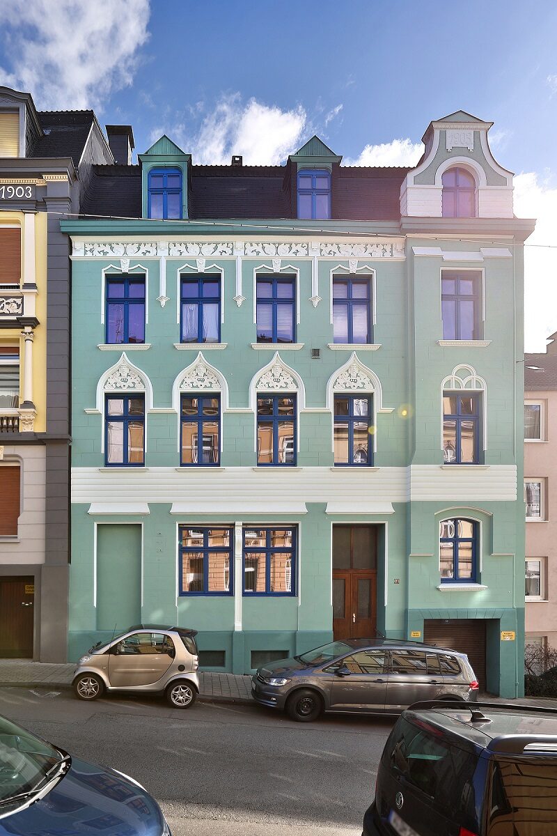 Sanierter Altbau in der Germanenstraße.