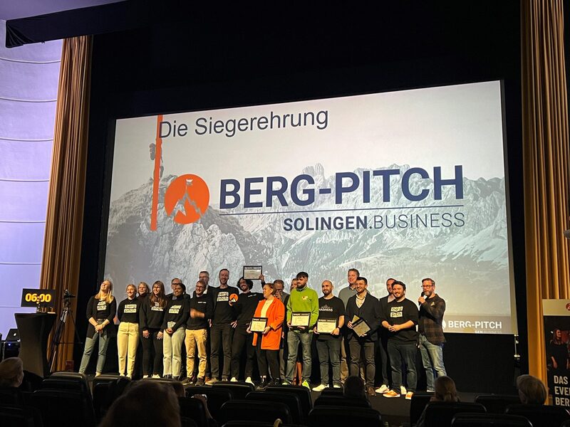 Siegerehrung beim Berg Pitch