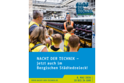 Flyer zur Bergische Nacht der Technik 2026