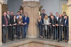 Mitglieder des Expertenbeirats im Rathaus.