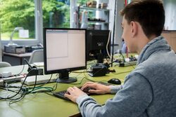 Schüler am Computer