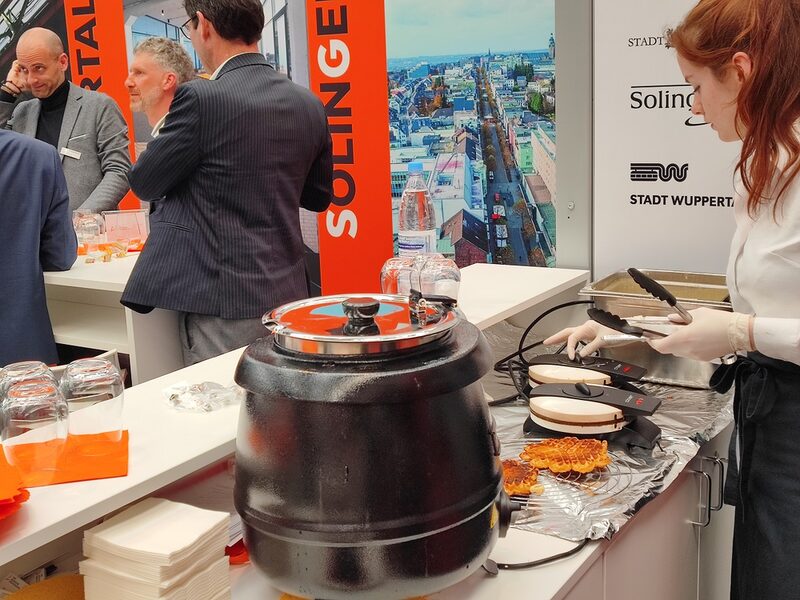 Bergische Waffeln auf der Messe