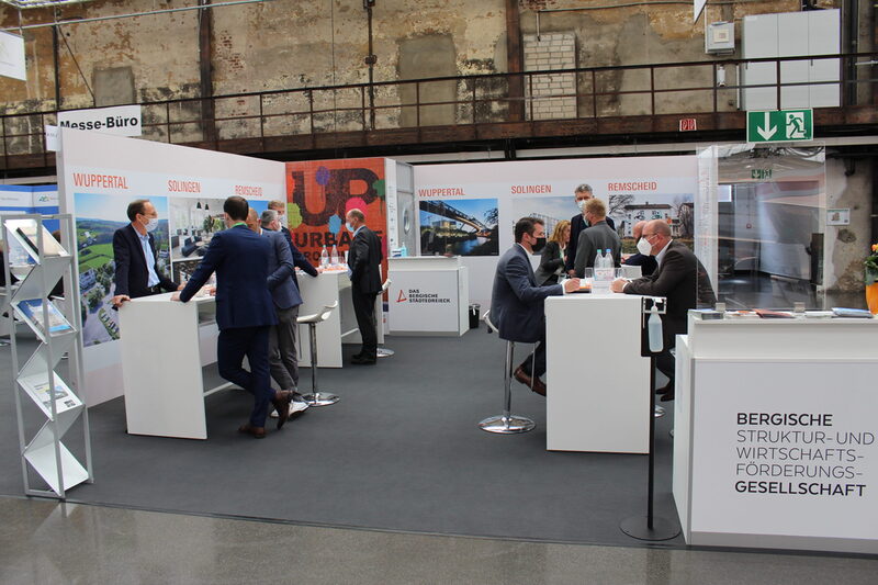 Der Bergische Messestand auf der polis Convention 2021