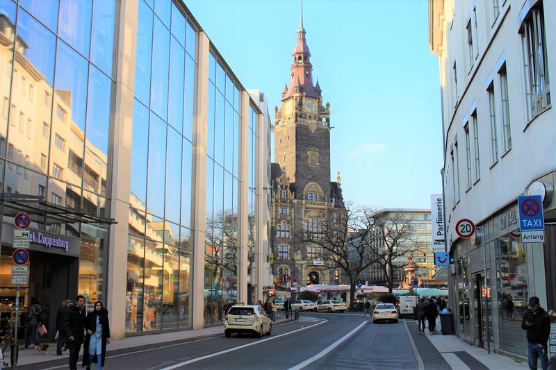 Einkaufsstraße Elberfeld mit Blick Richtung Neumarkt