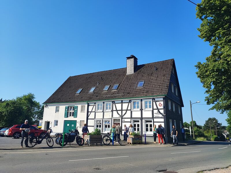 Das Fachwerkhaus der Gaststätte Winkelmann auf Gut Einern