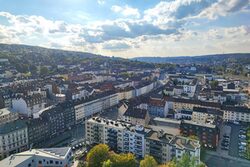 Blick vom Gaskessel über Heckinghausen