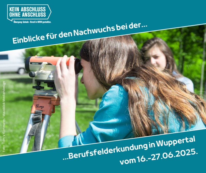 Plakat zur Berufsfelderkundung