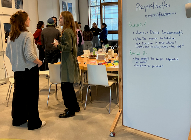 Workshop beim Projekt "vereinfachen"