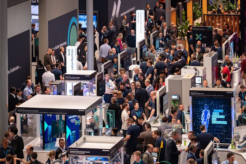 Besucher auf der HANNOVER MESSE 2023