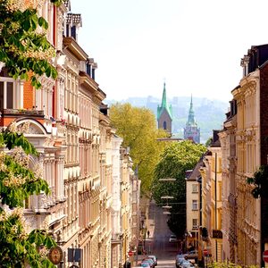 Blick durch die neue Friedrich-Straße